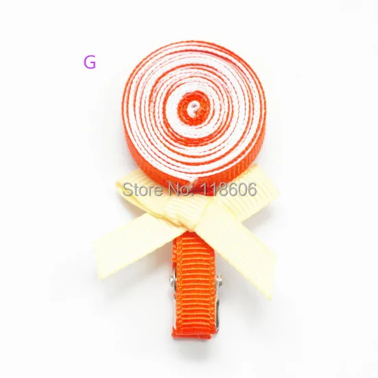 cute Lollipop ribbon sculpture hair bow for Kids 8.jpg