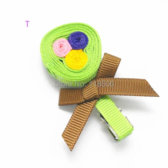 cute Lollipop ribbon sculpture hair bow for Kids 21.jpg