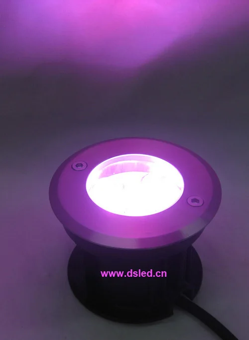 Бесплатная Доставка! DMX compitable, высокая мощность 9 Вт rgb led inground, утопила свет, DS-11S-05-9W-RGB, 12 В DC, нержавеющая сталь