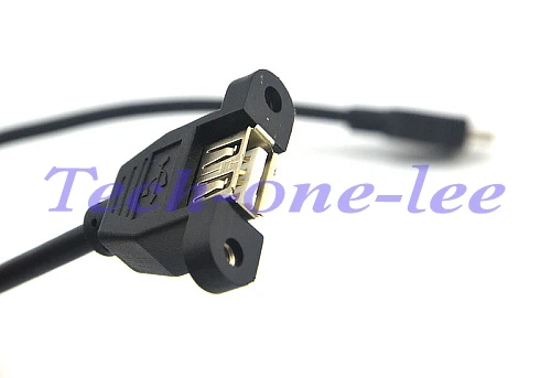 10 шт./партия USB A Female To Mini 5Pin мужской удлинитель USB-A F крепление на панель Mini usb M разъем 5pin Кабель-адаптер