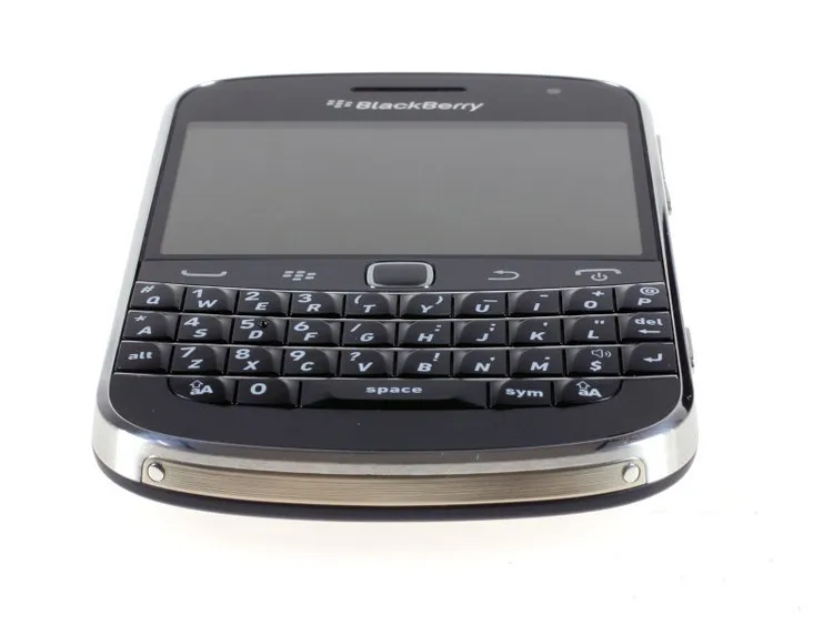 Отремонтированный Blackberry 9900 Bold Touch разблокированный 3g Смартфон QWERTY+ сенсорный экран 2,8 дюйма, WiFi, gps, МП