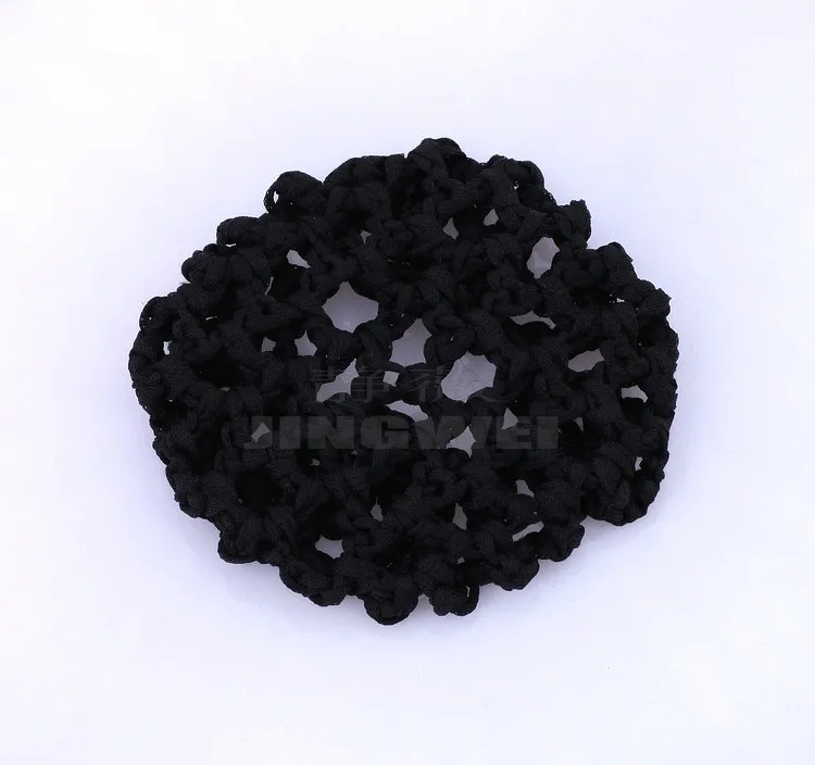 60 шт./лот Best продажи Упругие Вязание волос Snood Бун Обложка Hairnet Балетные Костюмы Танец катание сетки Бун Обложка