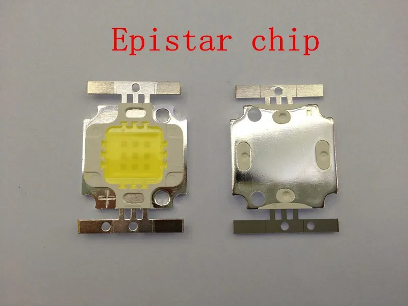 10 Вт светодиодные лампы cob светильник Модуль источника Epistar 33* 33mil 1100lm DC27-30v 300ma/DC9-12v 900ma CRI> 75