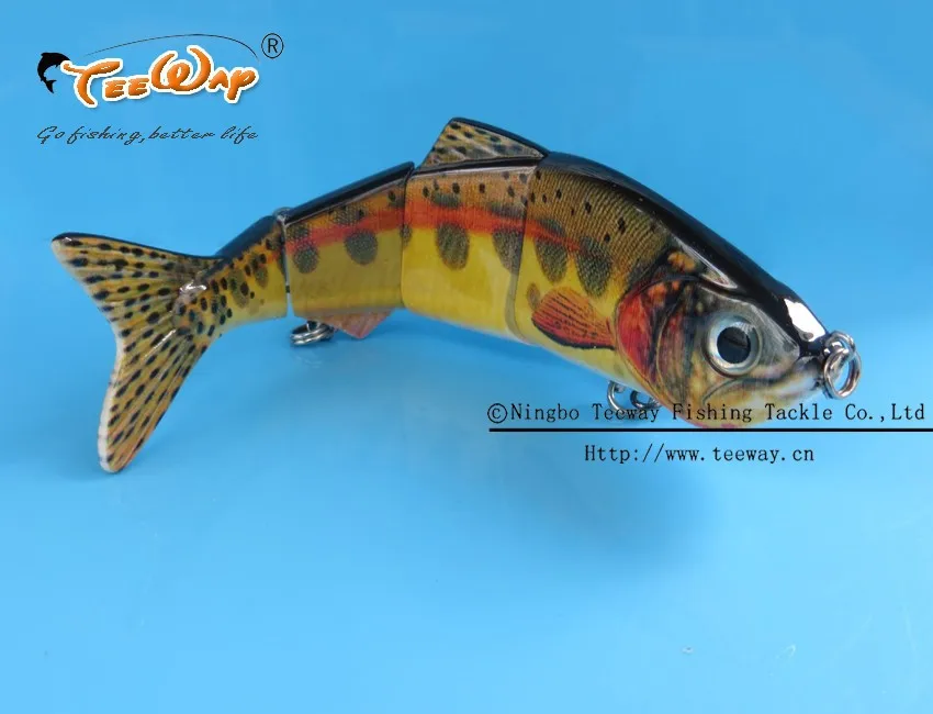 Продукт Рыбалка приманки 4 Сегмент Swimbait Жесткий приманки медленно 35 г 15 см рыболовный крючок Рыболовные снасти FL4-LM05
