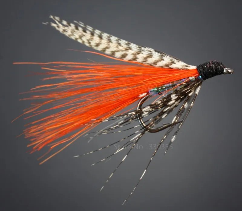 H033-40Pcs Dry Wet Flies Salmon And Trout Fly Fishing Lures (2)