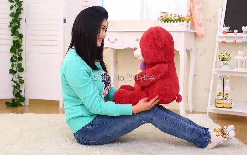 90 см большие размеры Love Teddy Bear плюшевая игрушка медведь плюшевая кукла подарок для девочек оптовые и розничные продажи