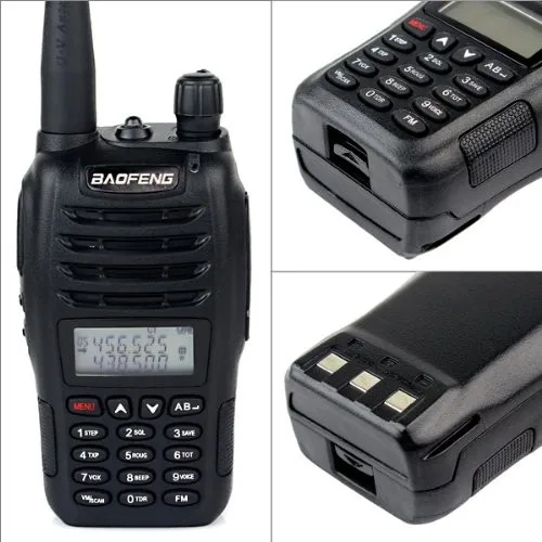 Черный Baofeng uv-b6 Двухканальные рации 136-174 мГц и 400-470 мГц дешево двухстороннее Радио с бесплатной доставкой;+ наушник чем uv-b5