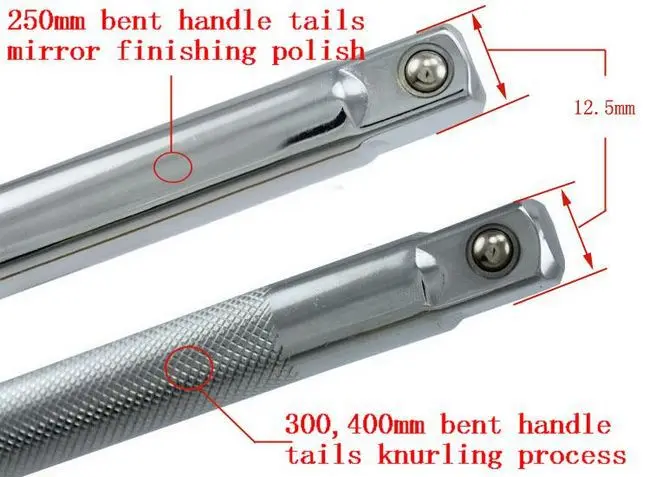 BESTIR Тайвань CRV сталь дробления 400mmL 1/" L форма ручка гаечный ключ аксессуар промышленные инструменты № 83928