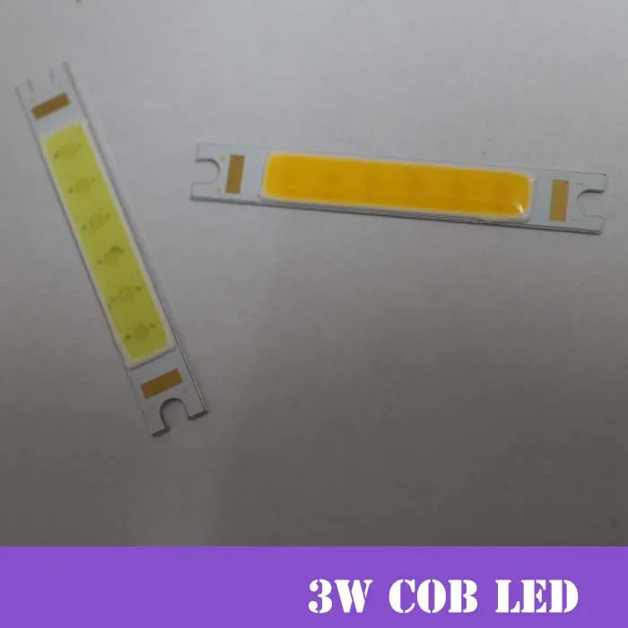 5 шт. 3W COB светодиодный светильник лампа 6 V-7 V светодиодный чип 480mA холодный белый 6500k для DIY 48X8MM