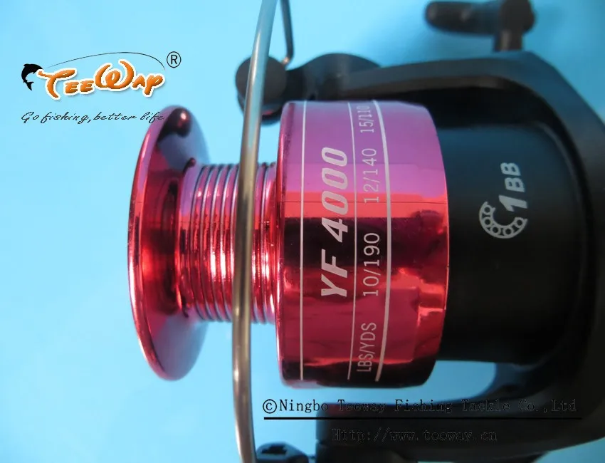 Teeway Марка TNR 300/400 спиннинг Рыболовные катушки Карп лед Рыбалка Шестерни 5.1: 1 реальный 1+ 1bb "песочные часы" рыболовные снасти sh-a4