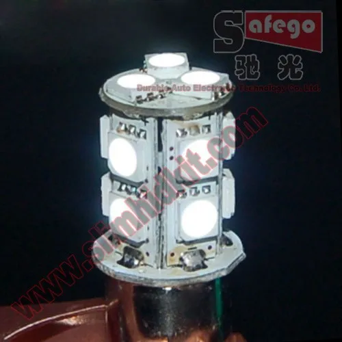 Safego 10 шт. P21W 1156 1157 светодиодный Поворотная сигнальная лампа 5050 13 SMD S25 BAY15D BA15S автомобильный тормозной фонарь светильник s парковка светильник 12V белого цвета