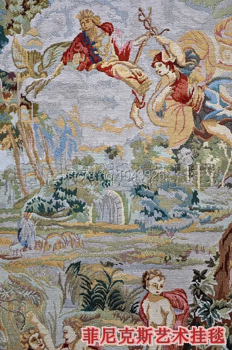 140*100 см классический европейский Императорский сад мягкая ткань художественный гобелен настенные гобелены для украшения дома PT-43