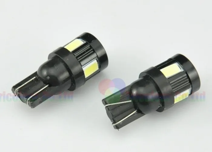 AutoEC T10 6smd 5630 Светодиодный 158 168 194 w5w 5730 5630 Автомобильный светодиодный Подсветка регистрационного номера лампы# LB90