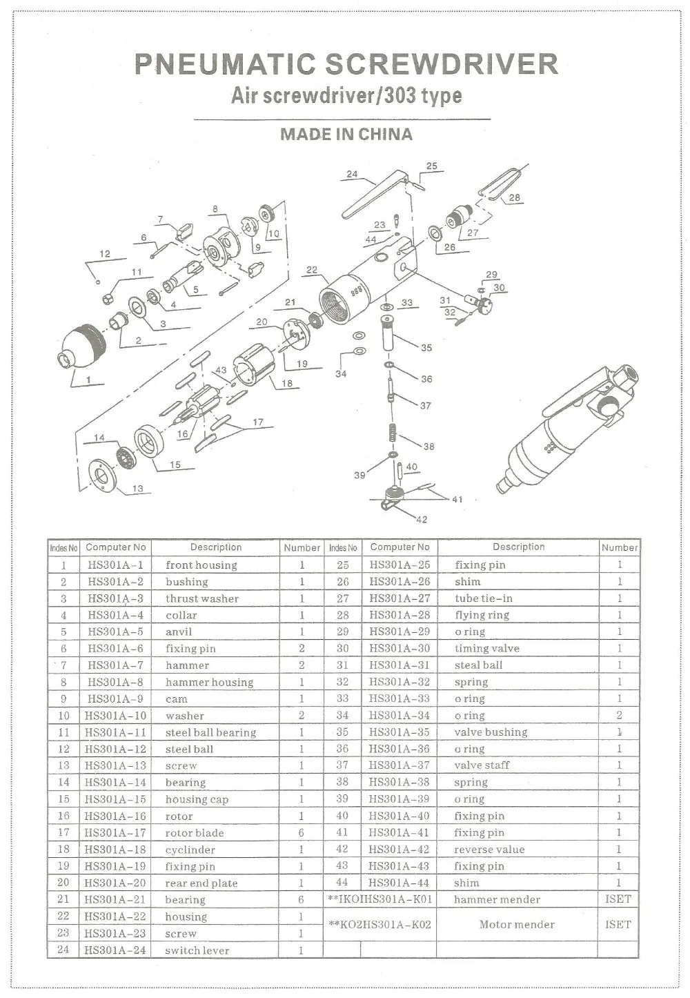 air screw driver