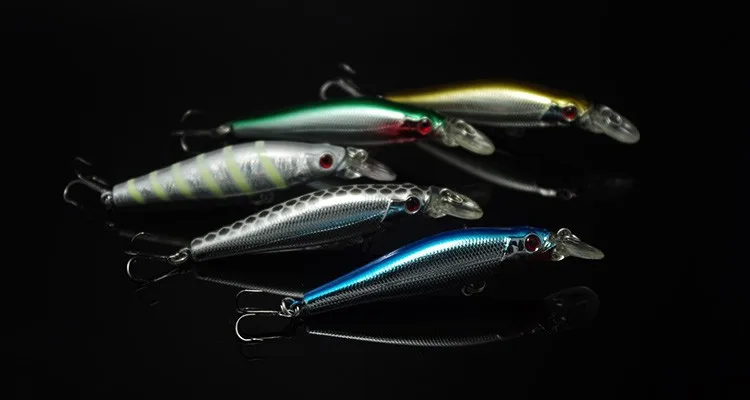 Классические приманки для рыбной ловли Minnow День Ночь 11 см 14,8 г гальванические искусственные жесткие плавающие крючки mustad
