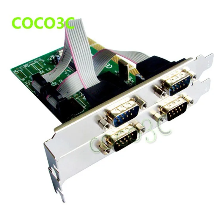 Чипсет Moschip MCS9865 серийный RS232 4 Порты pci-контроллер карта PCI DB9 Порты и разъёмы I/плата ввода-вывода HDMI конвертер