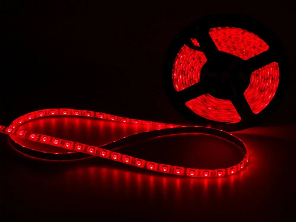 5 м/roll 150 LED RGB SMD 5050 Гибкая Нет Водонепроницаемый светодиодные полосы света with44key ИК-пульт и 3A 12 В адаптер для украшения дома