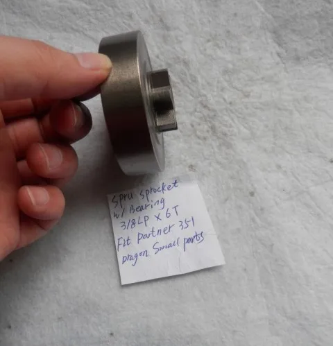 SPUR SPROCKET WITH BEARING 3-8LP 6T PARTNER POLAN 351 3