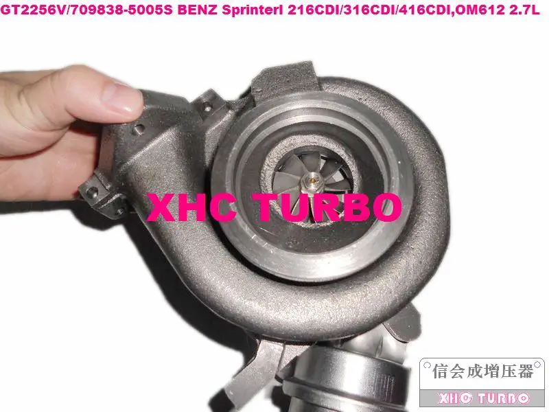 GT2256V/709838-5005 S турбо Турбокомпрессор Для Mercedes-BENZ sprinteri 216CDI/316CDI/416CDI OM612 2.7L 156HP 2000-2006