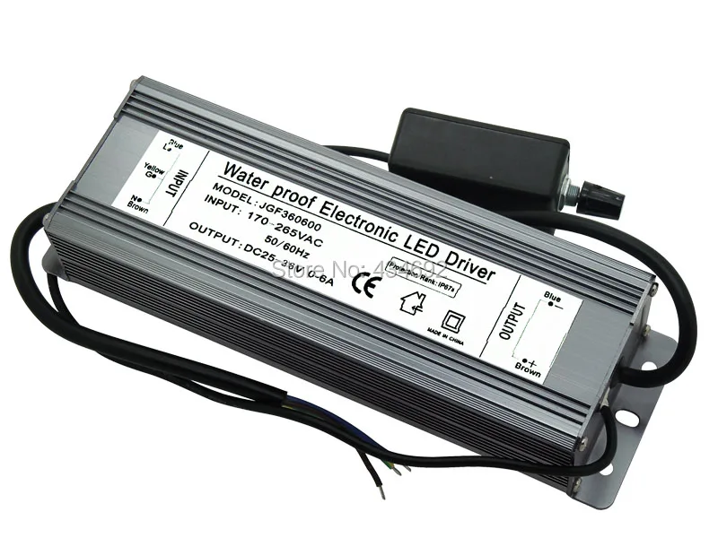 IP67 Водонепроницаемый 200 Вт dimmable драйвер AC170V~ 265 В dc25v-36v 0-6a Питание/конвертер Трансформаторы