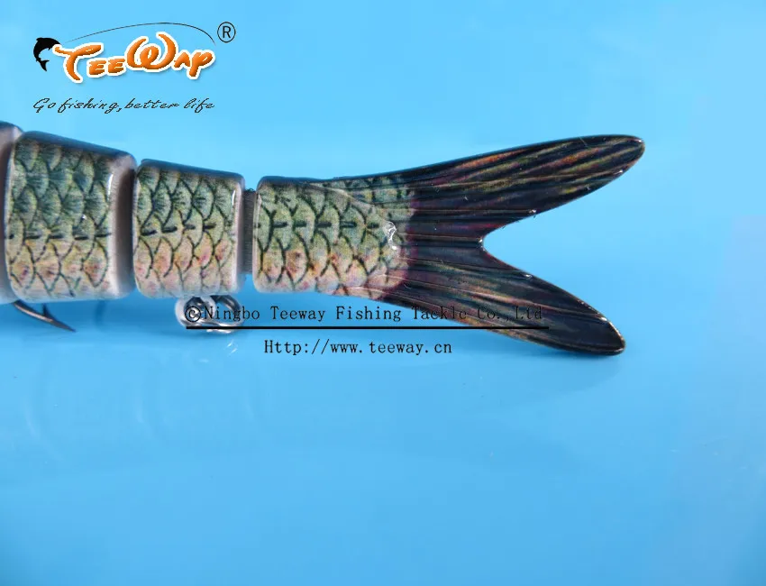 2 шт./лот продукт Рыбалка приманки 8 Сегмент Swimbait Жесткий приманки медленно 30 г 14 см рыболовный крючок снасти FL8-C05