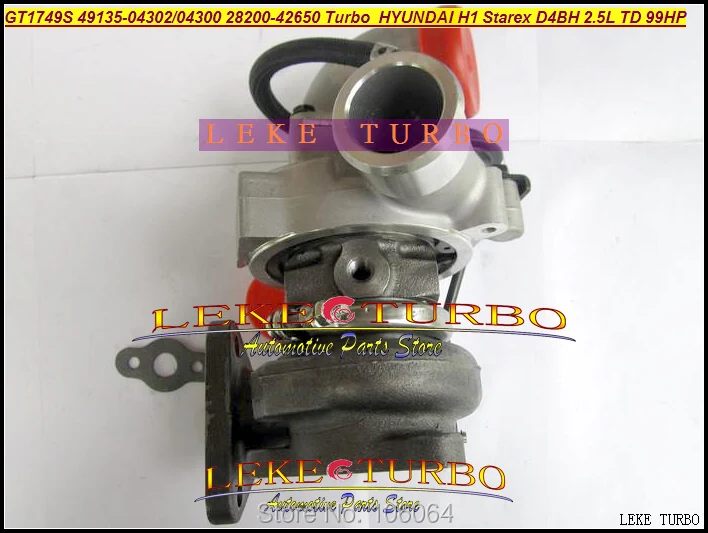 TF035 49135-04302 49135-04300 28200-42650 Turbo Turbocharger For HYUNDAI Commercial Starex H1 D4BH 4D56 A-1 2.5L TD 99HP (6)