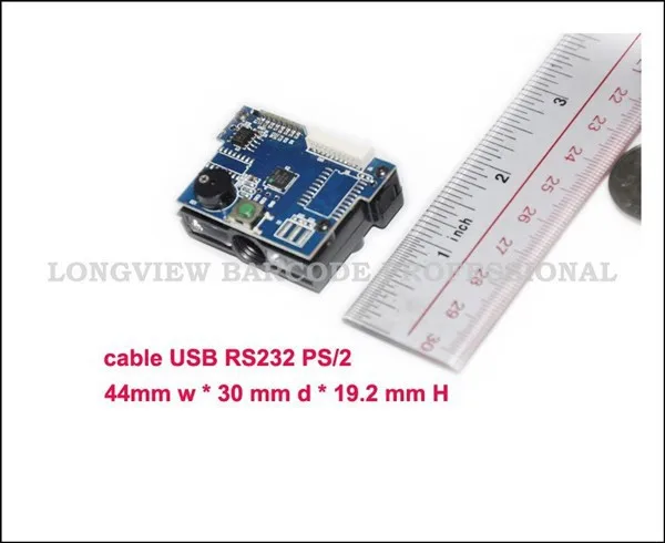 LV12 CCD 1D Модуль сканера штрих-кода с USB, COM, PS/2 Интерфейс
