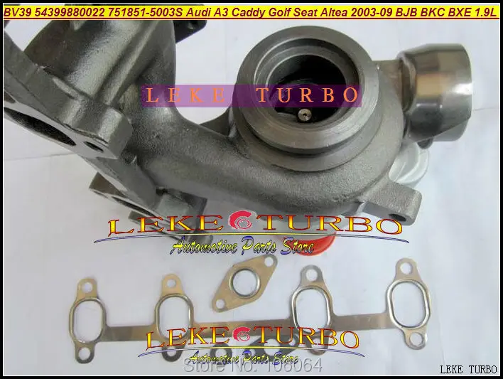 BV39 54399880022 54399880011 751851-5003S Turbocharger For Audi A3 Caddy Golf SEAT Altea Passat 2003-09 BJB BKC BXE 1.9L TDI (11)