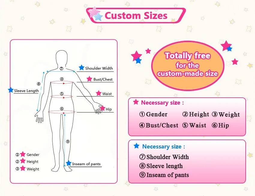 CUSTOM SIZES
