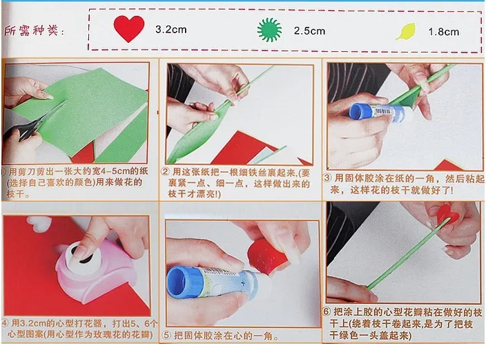 1 дюйм(2,2 см-2,5 см) бумажный дырокол для скрапбукинга для DIY бумажный резак для бумажного проекта
