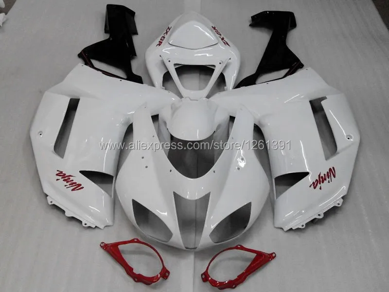 Комплект белой обшивки для Kawasaki NINJA ZX 6R 636 07 08 ZX-6R 07-08 ZX6R 2007 2008 ZX 6R 07 08 mh091 Обтекатели& Хвостовая крышка
