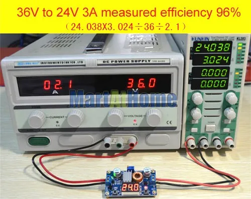 5 шт. 75 Вт 5A DC-DC 4-38V до 1,25~ 36В DC понижающий преобразователь подпушка модуль XL4015 Регулируемый W/вольтметр