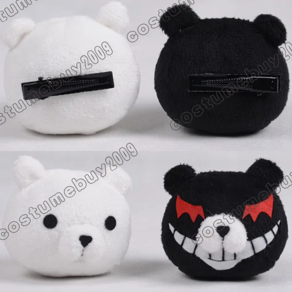 Dangan Ronpa Danganronpa Junko Enoshima Monobear Hair Clip Bowkont For Wig5.jpg