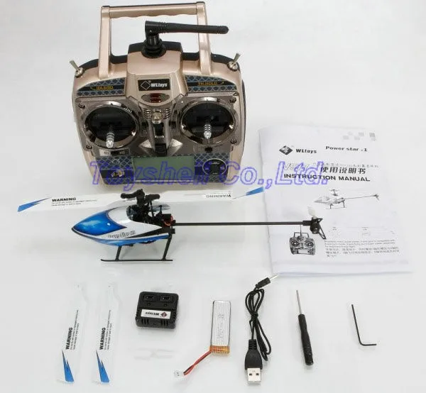 WLtoys V977 6CH 2,4G с одним лезвием rc вертолет 3D бесщеточный Flybarless WL v977 Вертолет игрушка с 6-осевым гироскопом