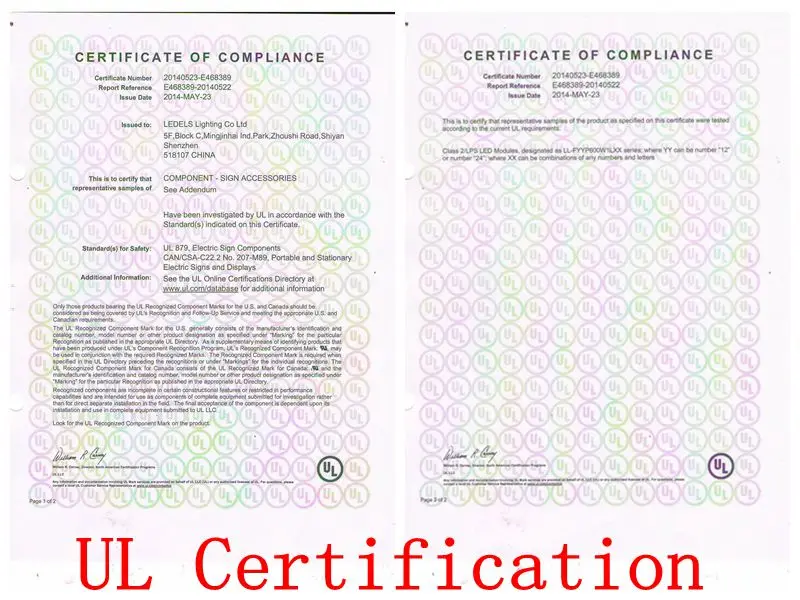 UL Certification