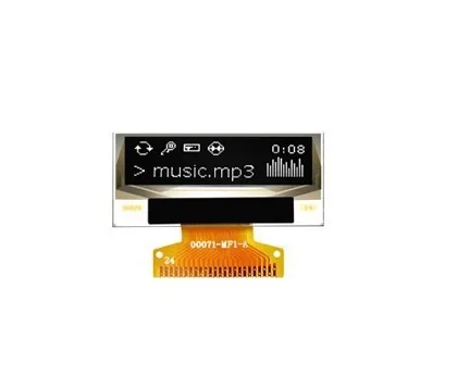 NoEnName_Null 1,04 дюймовый белый OLED ЖК-экран SH1106G диск IC 128*32 для термометра/и т. Д./чтения/Bluetooth набора номера