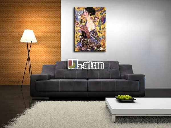Beautiful wall art canvas by Gustav Klimt paintings for modern living room decoration oil painting