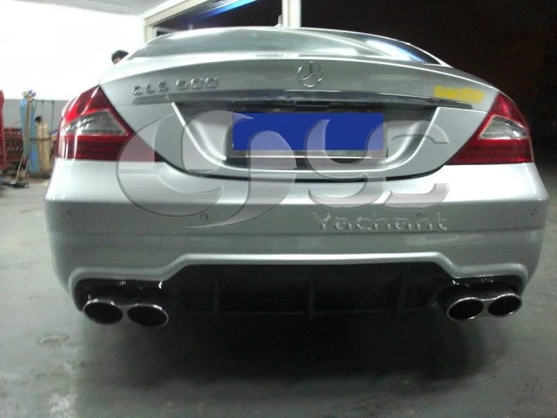 FRP стекловолокно R231-AMG стильный, для заднего бампера подходит для 2005-2009 Mercedes-Benz W219 класс CLS