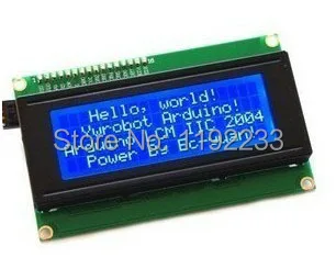 5 шт./лот 20x4 2004 ЖК-дисплей матрица Модули с LED Blue Подсветка белый характер