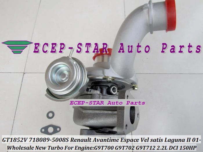 GT1852V 718089-5008S 718089 Turbo Turbine Turbocharger FIt For Renault Avantime Espace Vel satis Laguna II 2001- G9T700 2.2L DCI 150HP (4)