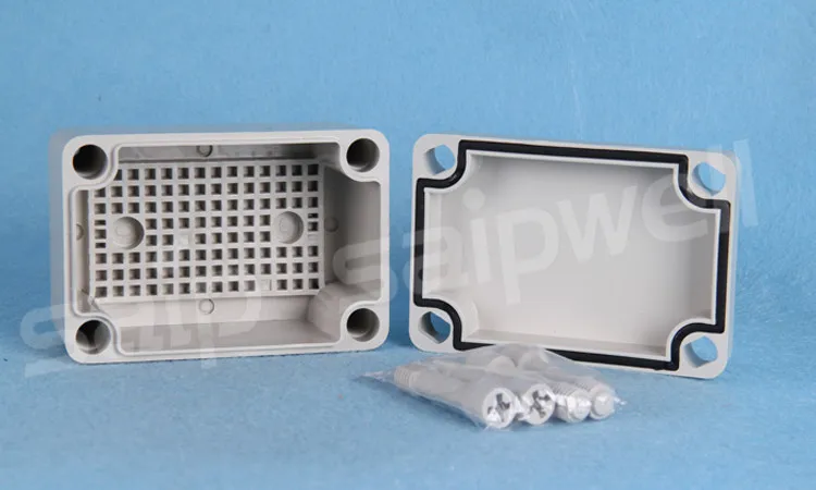 Saipwell Фирменная Новинка IP66 ABS Водонепроницаемый корпус для электроники 65*95*55 мм (серое покрытие) DS-AG-0609