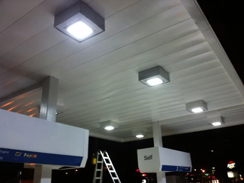 Canopy Lights installation 