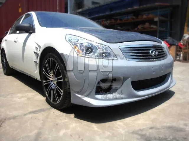 FRP стекловолокно TS Стиль переднего бампера подходит для 2007-2010 Infiniti G35 G37 4D Седан