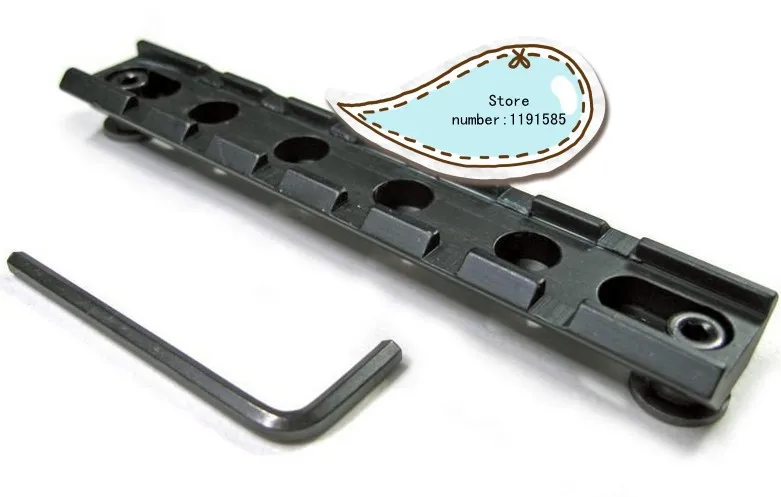10 шт./партия Picatinny RIS 20 мм Стандартный Weaver Rail Scope Mount Base Plane Bottom