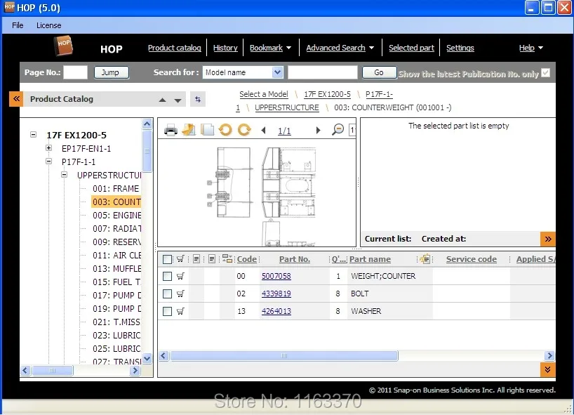 Для Hitachi HOP EPC 5,0 каталог запчастей 02,2013