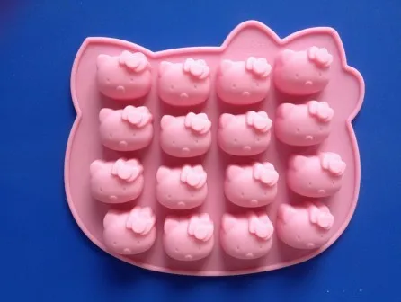 3 шт. hello kitty/bear/Микки форма для шоколада/пудинг плесень/торт плесень/Мыло Плесень