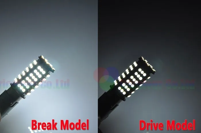 AutoEC 100*1157 BAY15D 102smd 3528 10 Вт Автомобильный светодиодный стоп-сигнал, задний светильник, лампа белого цвета# LF38-1