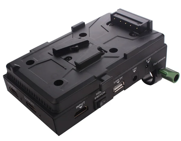 Lanparte VBP-01 V-mount батарея Pinch Mount HDMI сплиттер блок питания адаптер V-Lock DSLR камера видеокамера