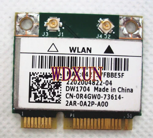 Broadcom Bcm4314 Dw1704 Wi Fi N + Bluetooth R4gw0 беспроводной мини карта pci-e для Dell BCM43142HM