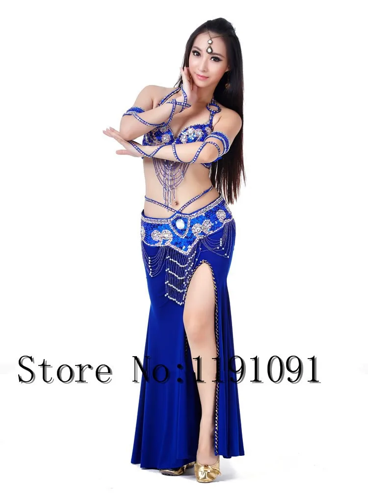 Одежда для индийского беллиданса, 3 компл. Размера S / M / L, 10 цветов 700#